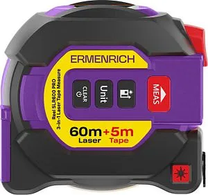 photograph Ermenrich Reel SLR600 PRO 3-in-1 Laser Tape Measure