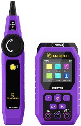 image Ermenrich Ping SM75 Cable Tester With Multimeter