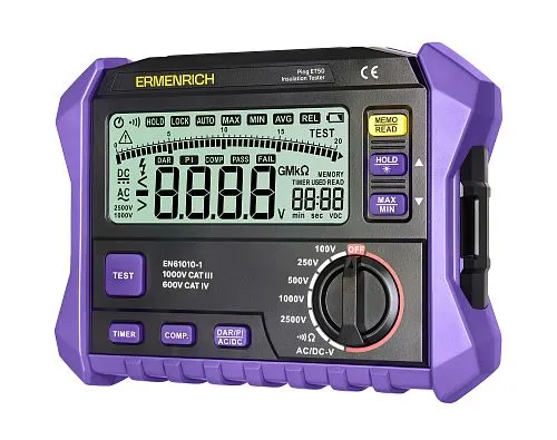 photo Ermenrich Ping ET50 Insulation Tester, image 1