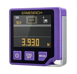 photograph Ermenrich Verk LQ60 3-in-1 Digital Level with Laser Meter
