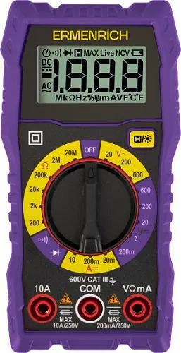picture Ermenrich Zing TC07 Digital Multimeter, image 1