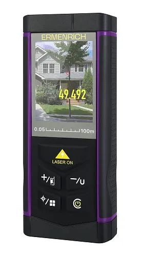 photograph Ermenrich PRO LR100 Laser Meter, with camera, image 1