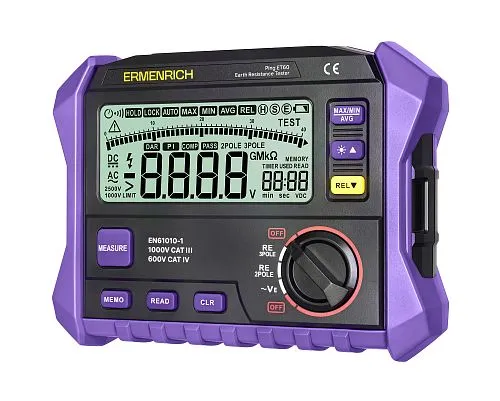 photo Ermenrich Ping ET60 Earth Resistance Tester, image 1