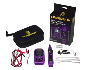 image Ermenrich Ping SM75 Cable Tester With Multimeter