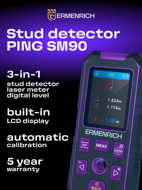 image Ermenrich Ping SM90 Stud Detector, image 10