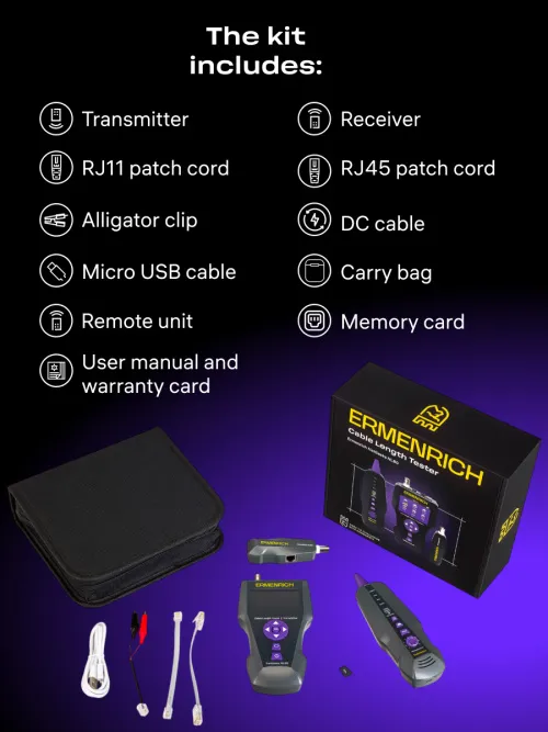 photograph Ermenrich NetGeeks NL80 Cable Length Tester, image 16