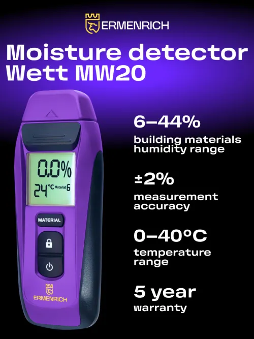 image Ermenrich Wett MW20 Moisture Detector, image 9