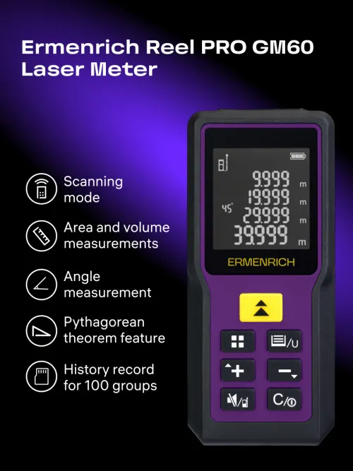image Ermenrich Reel PRO GM60 Laser Meter, image 9