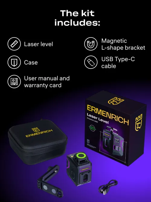picture Ermenrich PLUS LN30 Laser Level, image 14