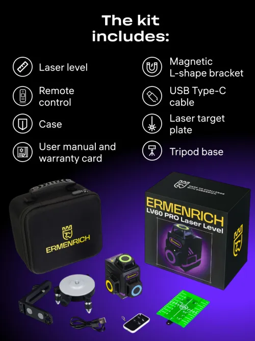 picture Ermenrich PRO LV60 Laser Level, image 14