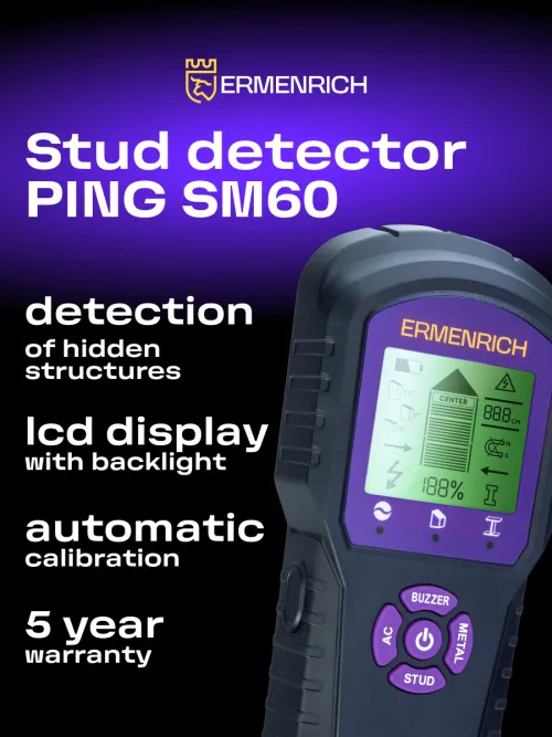photo Ermenrich Ping SM60 Stud Detector, image 7