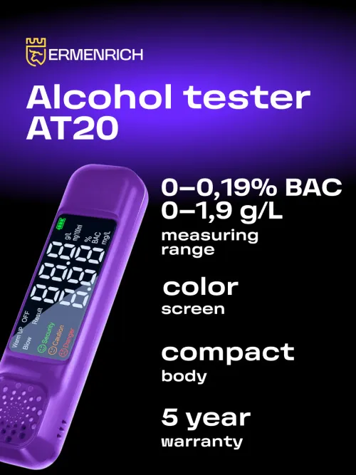 image Ermenrich Seek AT20 Alcohol Tester, image 7