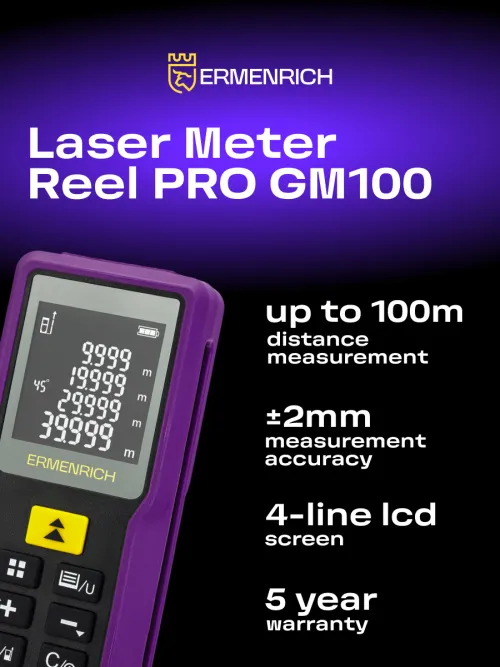 picture Ermenrich Reel PRO GM100 Laser Meter, image 8