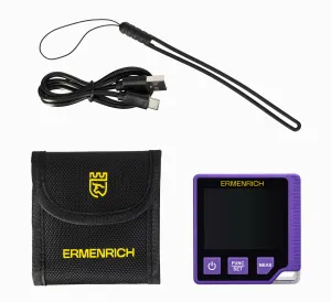 photograph Ermenrich Verk LQ60 3-in-1 Digital Level with Laser Meter