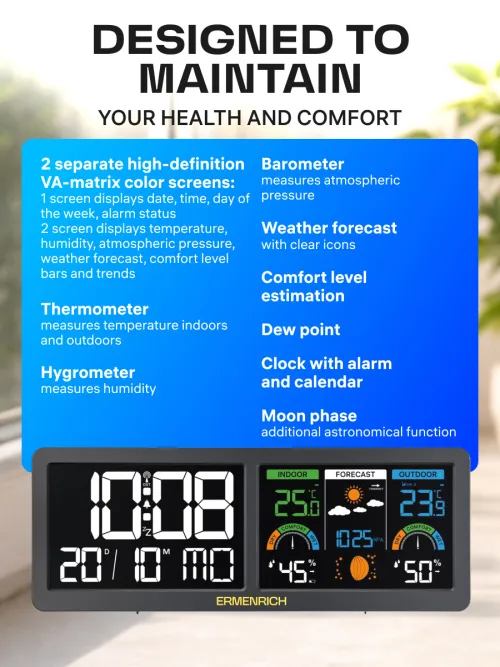 image Ermenrich Report WR70 Weather Station, image 13