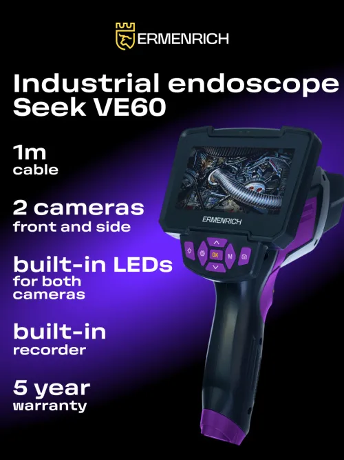 image Ermenrich Seek VE60 Industrial Endoscope, image 16