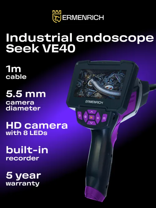 photograph Ermenrich Seek VE40 Industrial Endoscope, image 17