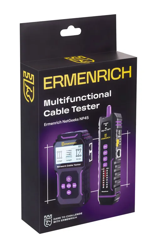 photo Ermenrich NetGeeks NP45 Multifunctional Cable Tester, image 12
