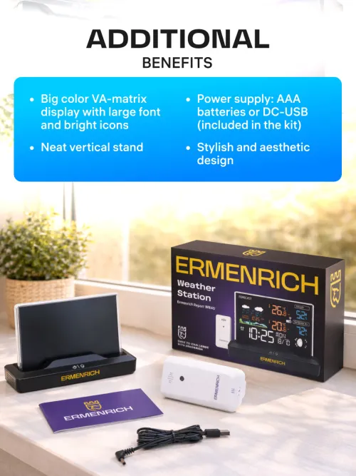 picture Ermenrich Report WR40 Weather Station, image 16