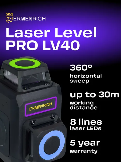 photograph Ermenrich PRO LV40 Laser Level, image 11