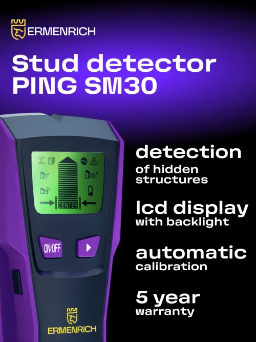 image Ermenrich Ping SM30 Stud Detector, image 6