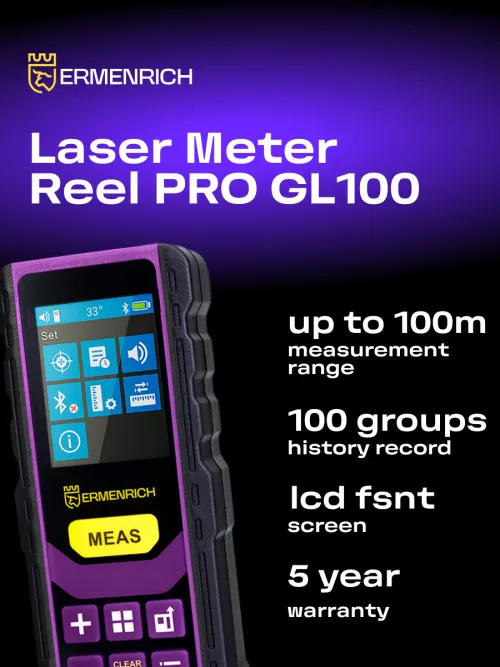 photo Ermenrich Reel PRO GL100 Laser Meter, image 8