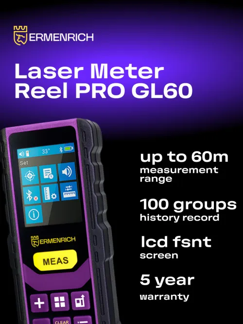 photo Ermenrich Reel PRO GL60 Laser Meter, image 8