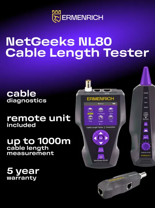 photograph Ermenrich NetGeeks NL80 Cable Length Tester, image 11