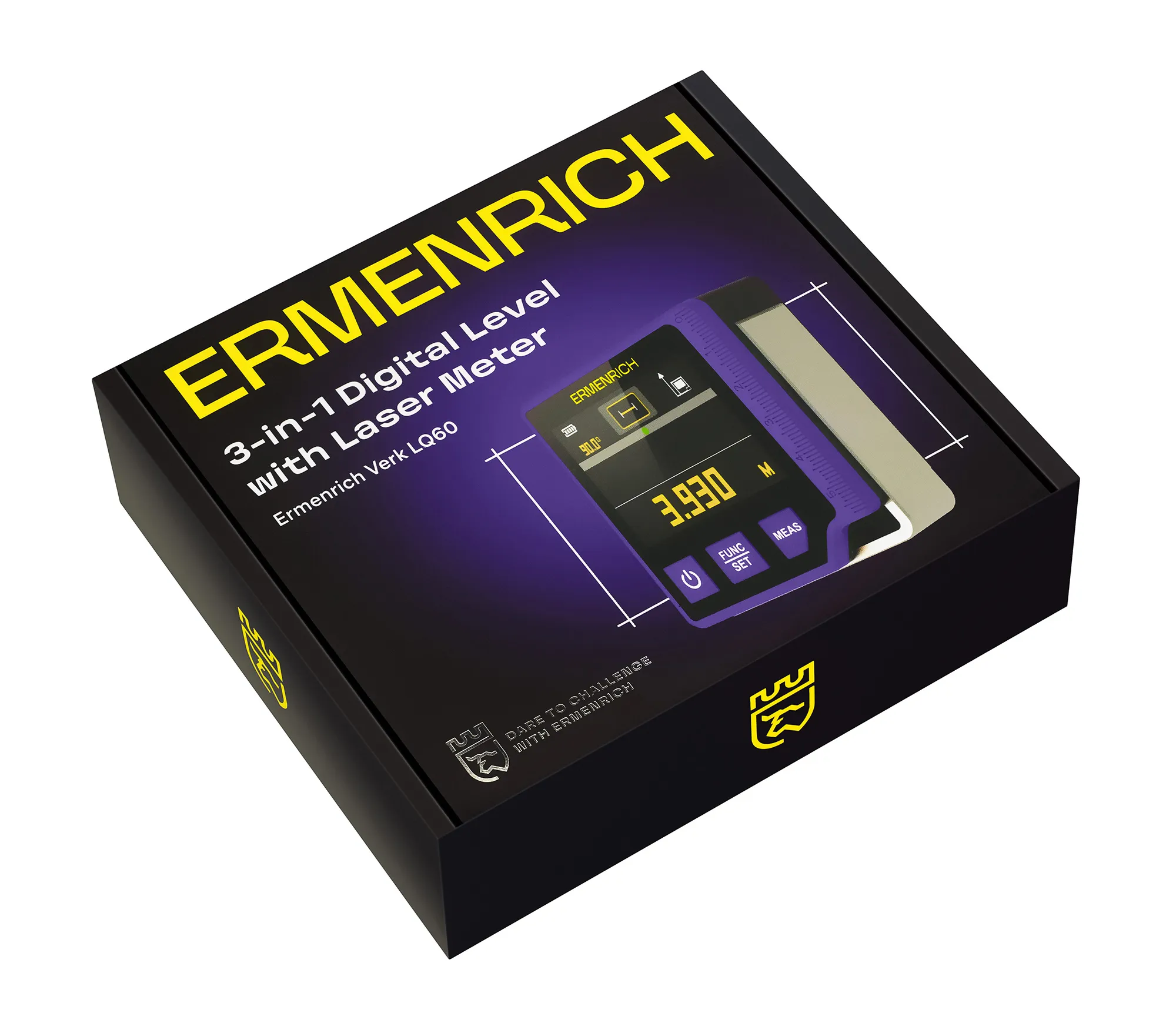 photograph Ermenrich Verk LQ60 3-in-1 Digital Level with Laser Meter, image 9