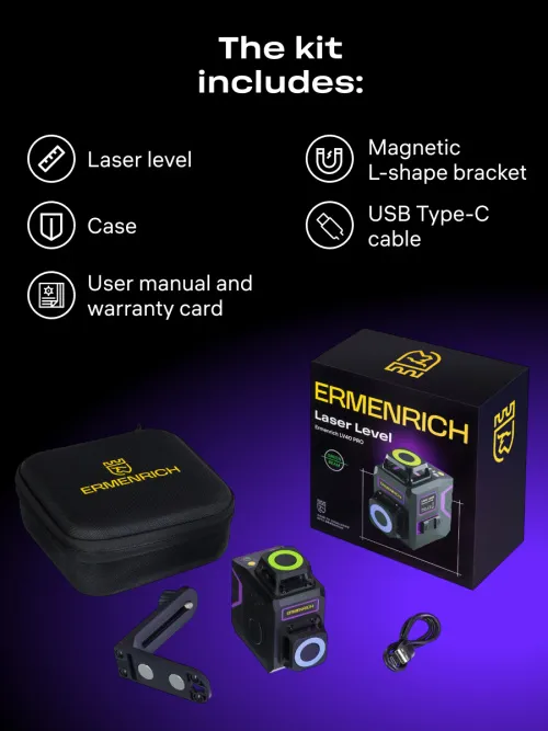 photograph Ermenrich PRO LV40 Laser Level, image 14