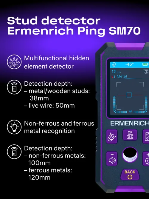 image Ermenrich Ping SM70 Stud Detector, image 10
