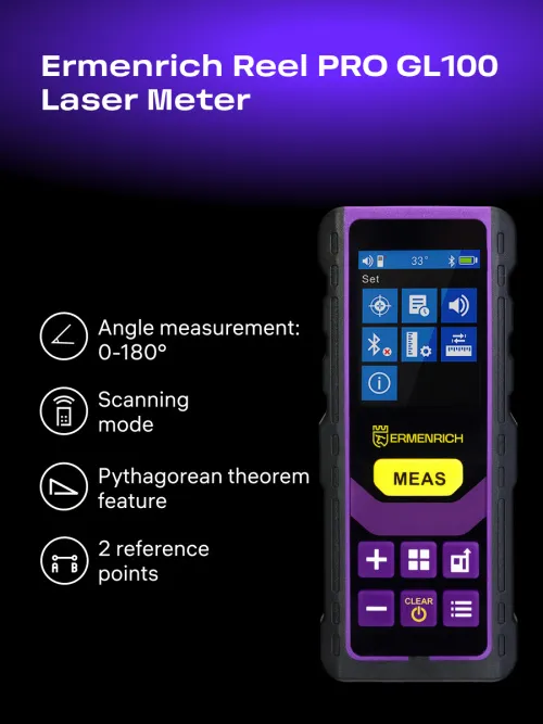 photo Ermenrich Reel PRO GL100 Laser Meter, image 9