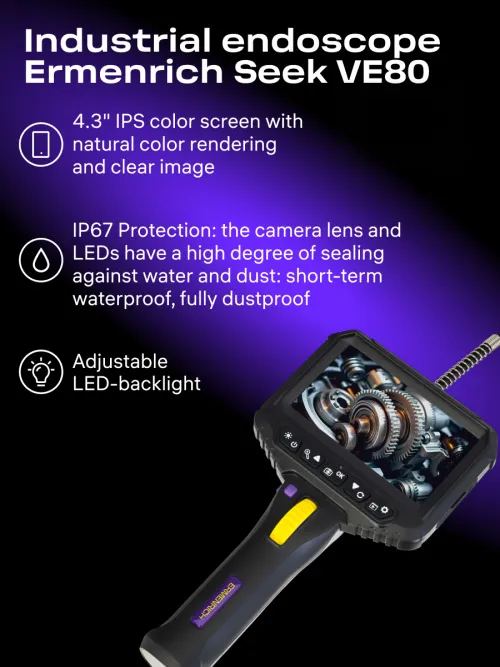 picture Ermenrich Seek VE80 Industrial Endoscope, image 11