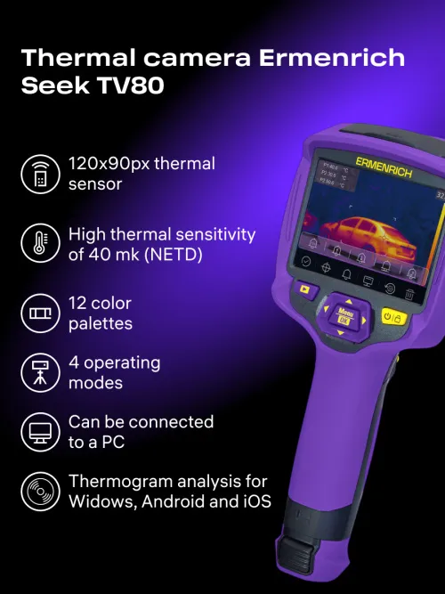 photo Ermenrich Seek TV80 Thermal Camera, image 13