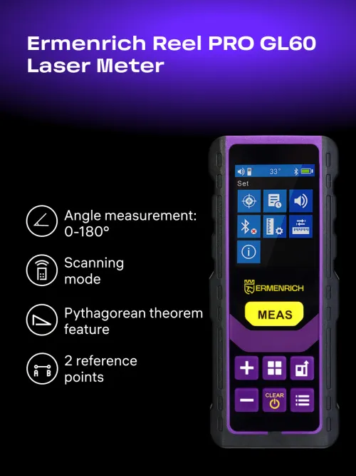 photo Ermenrich Reel PRO GL60 Laser Meter, image 9