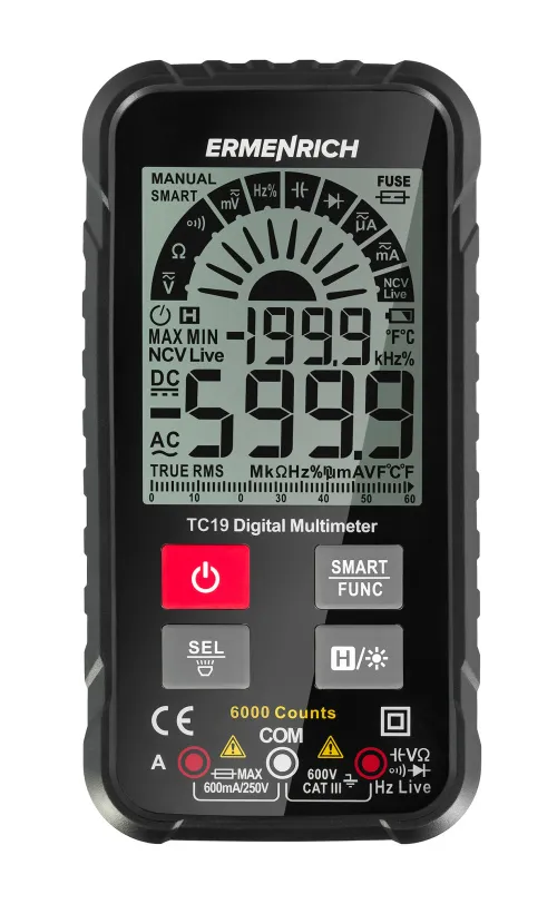 picture Ermenrich Zing TC19 Digital Multimeter, image 4