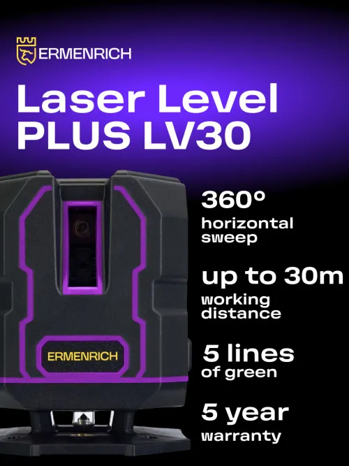 photo Ermenrich PLUS LV30 Laser Level, image 11