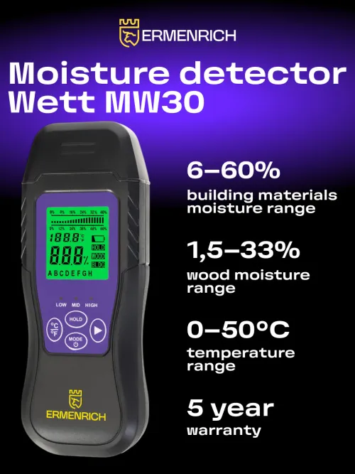 photograph Ermenrich Wett MW30 Moisture Detector, image 7