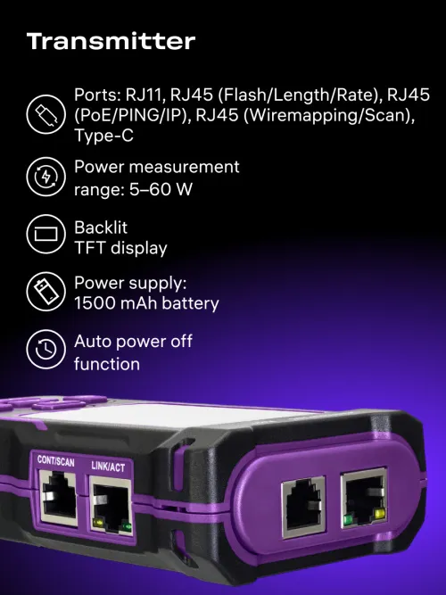 picture Ermenrich NetGeeks NP50 Multifunctional Cable Tester, image 16
