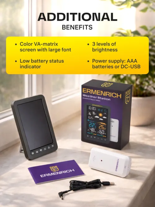 photograph Ermenrich Report WR30 Weather Station, image 16