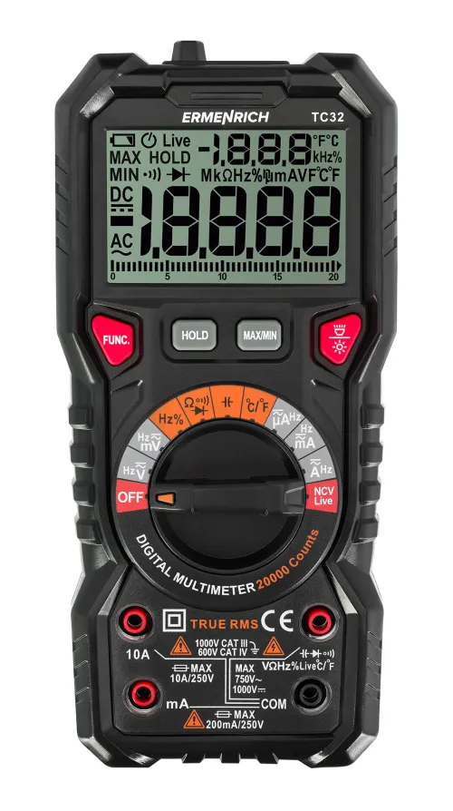 photograph Ermenrich Zing TC32 Digital Multimeter, image 3