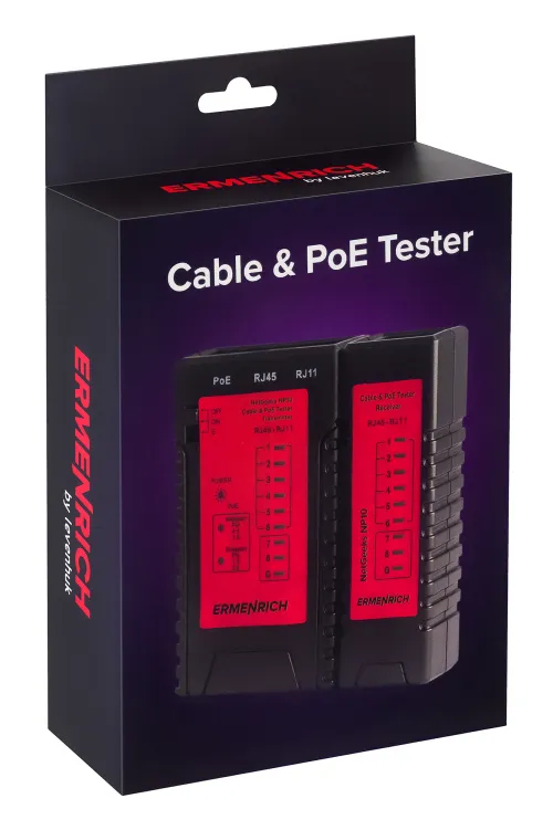 picture Ermenrich NetGeeks NP10 Cable & PoE Tester, image 7