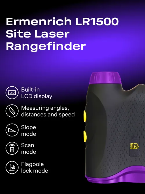 photograph Ermenrich LR1500 Site Laser Rangefinder, black, image 13