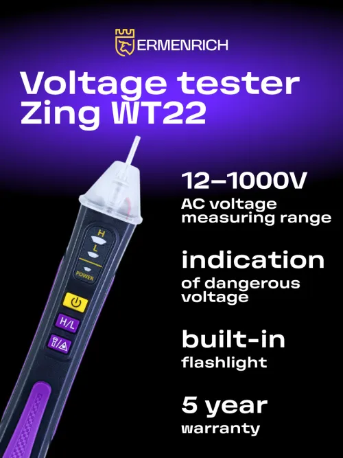 image Ermenrich Zing WT22 Voltage Tester, image 6