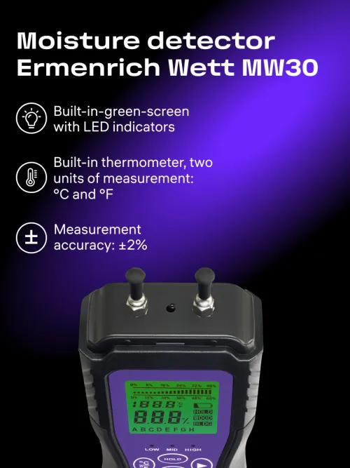 photograph Ermenrich Wett MW30 Moisture Detector, image 8