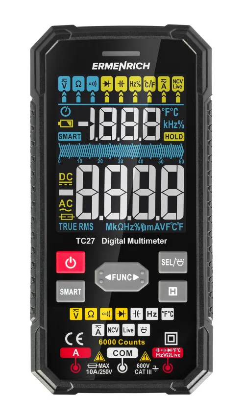picture Ermenrich Zing TC27 Digital Multimeter, image 4
