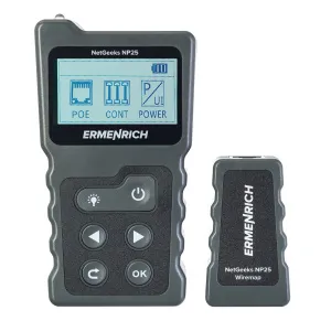 image Ermenrich NetGeeks NP25 PoE Tester