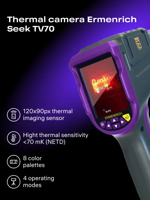 photograph Ermenrich Seek TV70 Thermal Camera, image 9