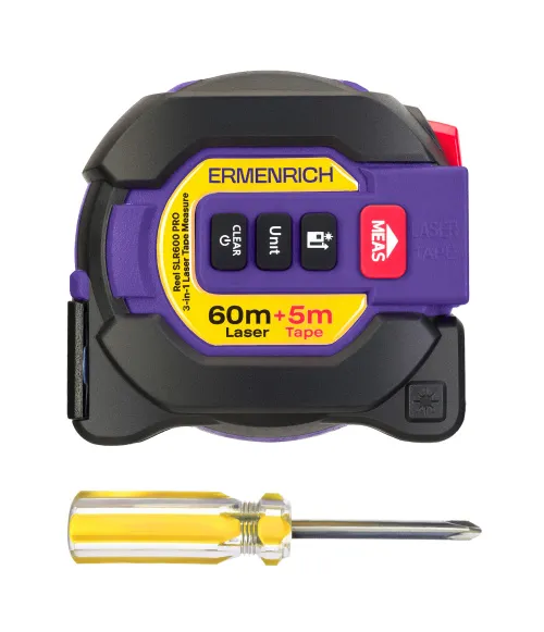 photograph Ermenrich Reel SLR600 PRO 3-in-1 Laser Tape Measure, image 7