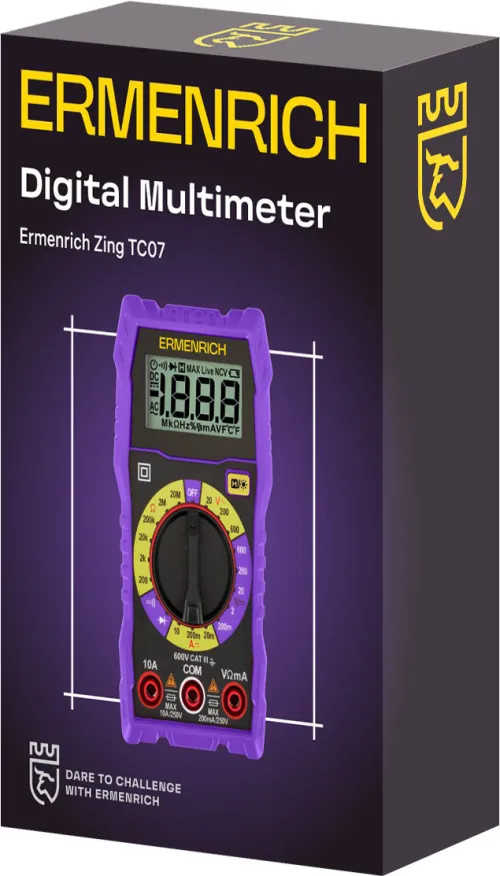 picture Ermenrich Zing TC07 Digital Multimeter, image 2